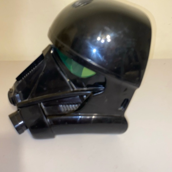 Star Wars Black and Green Kids Costume Helmet - Picture 4 of 9